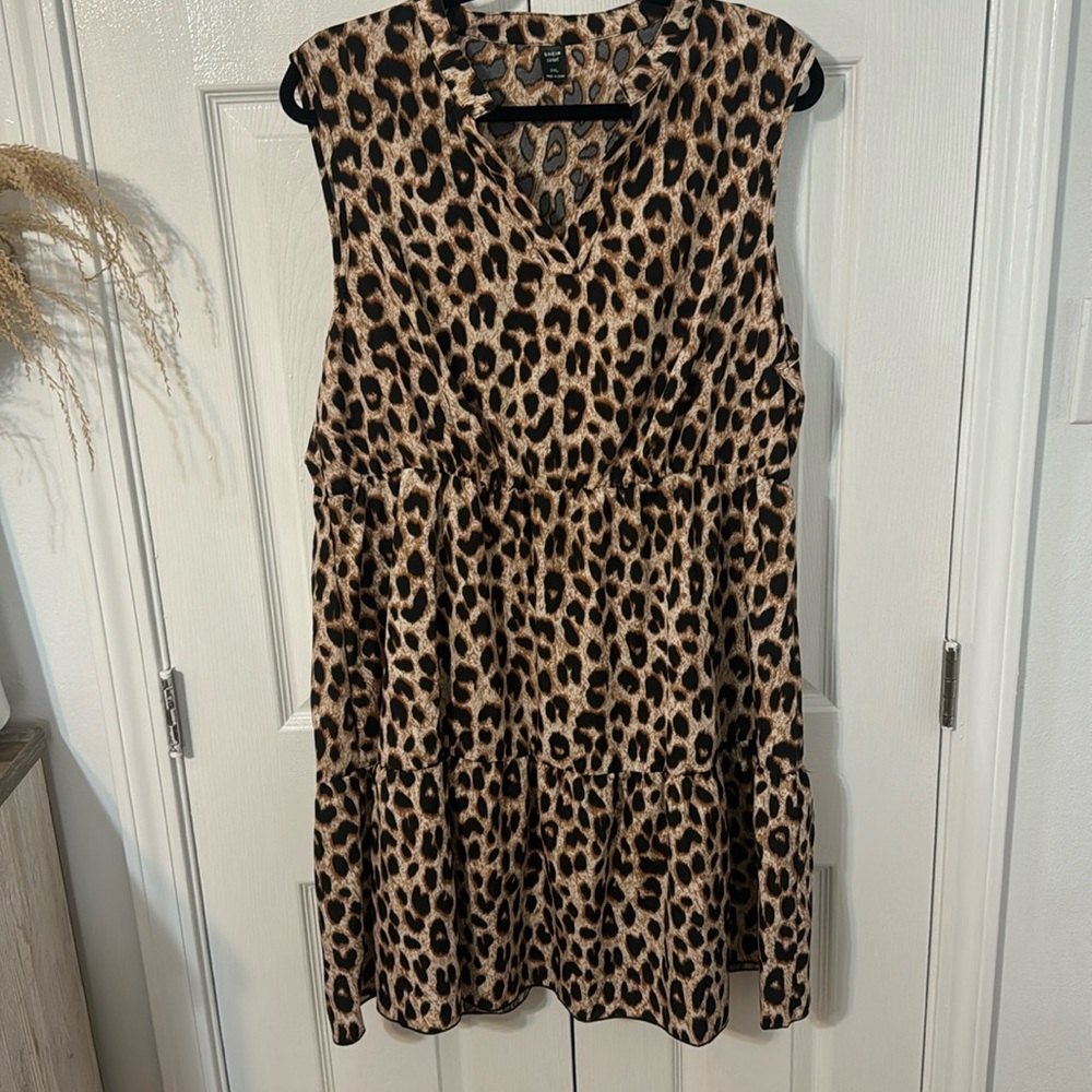 SHEIN Curve cheetah dress size 2XL